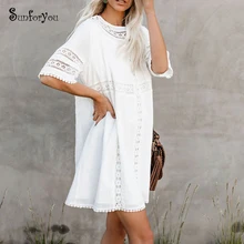 white lace sarong