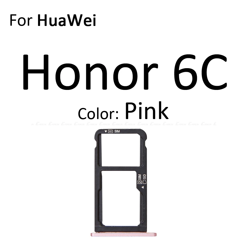 Высокое качество Micro SD/Sim карты лоток гнездо адаптера для Huawei Honor 6C 5C Pro Разъем Держатель Слот ридер контейнер