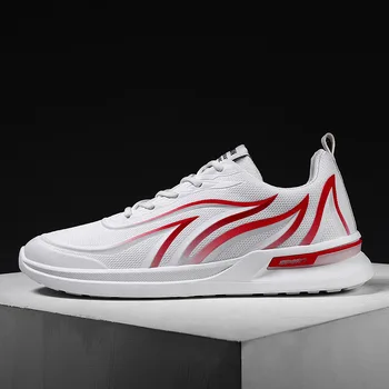 

AQ308 New Spring Men Leather Casual Shoes Men Lightweight Breathable White Mens Shoes Tenis Masculino Zapatos Hombre