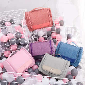 

Hanging Toiletry Wash Cosmetic Bag Women's Waterproof Makeup Storage Case Organizer Vanity Beautician Pouch Accessories Supplies