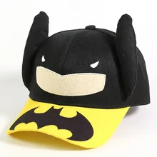 Новинка, хлопковая бейсбольная кепка Бэтмена для мужчин, женщин, мальчиков и девочек, хип-хоп шляпа, шляпы для косплея