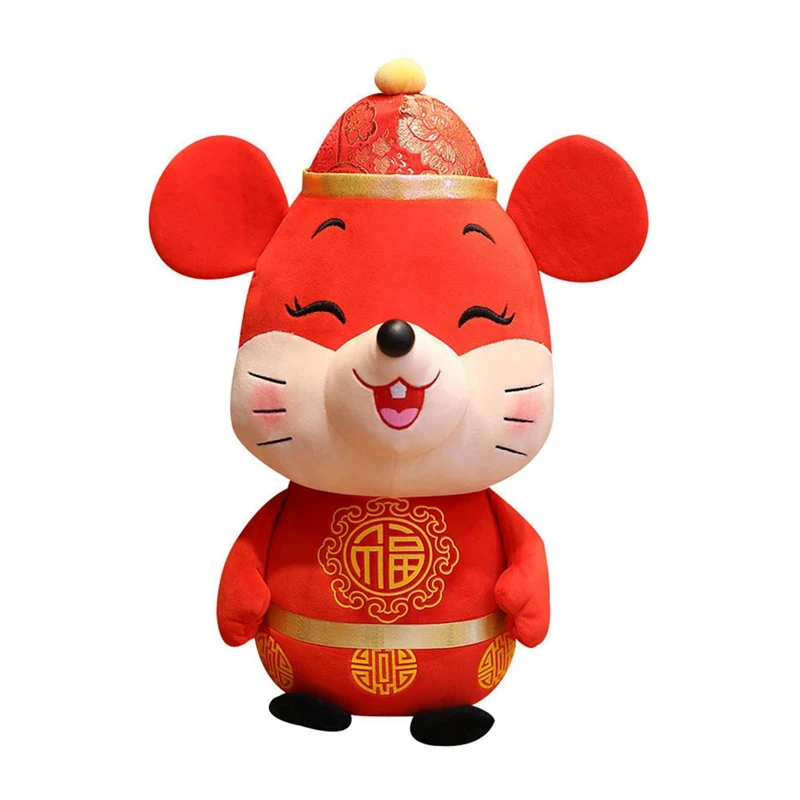Год крысы Tangzhuang Fortune mouse китайский год вечерние украшения плюшевые игрушки подарок