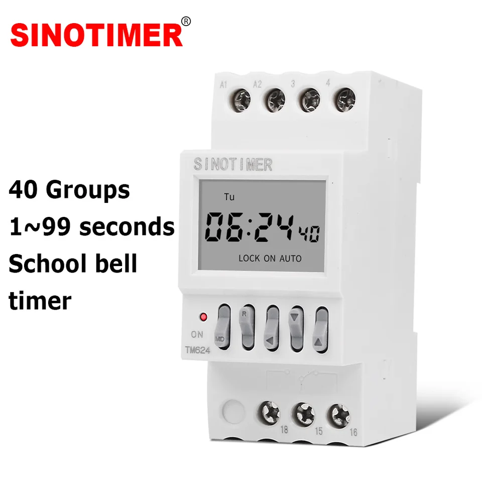 Tm626 Power Switch Timer Smart Timer Switch Time Control Relay Din Rail  Mount Ac220v Time Clock Switch - Timers - AliExpress