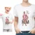 Забавная Летняя Семейная Подходящая Одежда Kawaii White Tshirt Matching Mother Daughter Clothes Family Look T-shirt