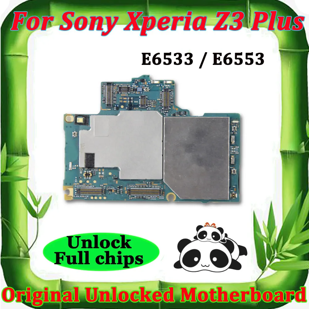 Для sony Ericsson Xperia Z3 plus Z3Plus E6533 E6553 оригинальная материнская плата Заводская разблокировка Материнская плата Система Android os материнская плата