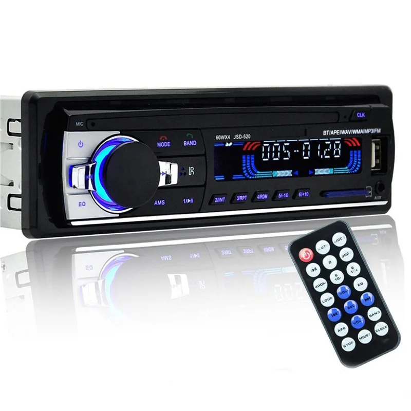 Автомобильный Bluetooth громкой связи MP3-плеер U диск карты радио ж/пульт дистанционного управления цифровой высокое качество FM стерео радио