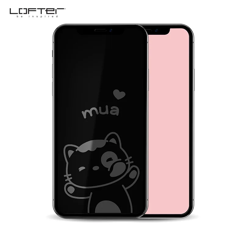 Симпатичная Защитная пленка для экрана из закаленного стекла для iPhone 11 11 Pro 11 Pro MAX, Антибликовая декоративная Передняя пленка с рисунком