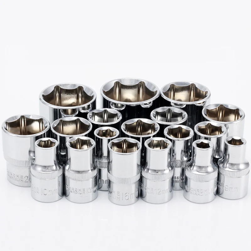 

1 Piece 1/2" 8-36mm Metric Sockets CR-V Hex 1/2 Socket Tool Universal Wrench Inner Hexagon Spanner Allen Head Auto Repair Tools