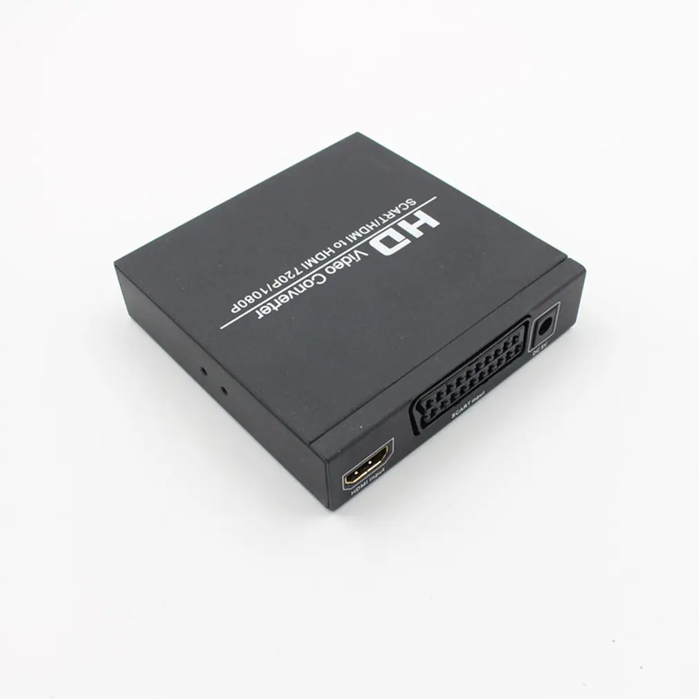 SCART+ HDMI в HDMI конвертер видеосигнала адаптер Поддержка HD 1080 P/720 P для Смарт ТВ ПК ноутбук проектор