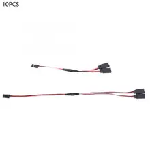 10 шт. Y Стиль JR мужчин и женщин сервопривод удлинитель провода кабель для RC игрушки Y Стиль Удлинительный кабель