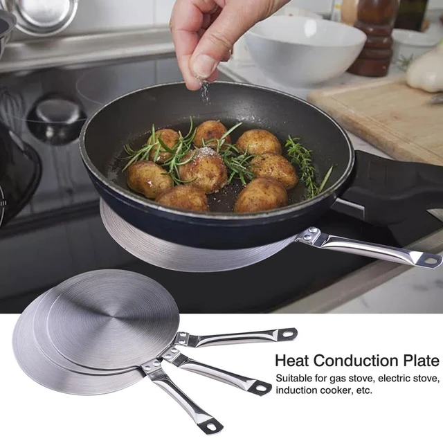 19/21/23cm Kitchen Electric Furnace Heat Conduction Plate Induction Hob  Converter Heat Diffuser Plate Adapter Kitchen Tools - Specialty Tools -  AliExpress