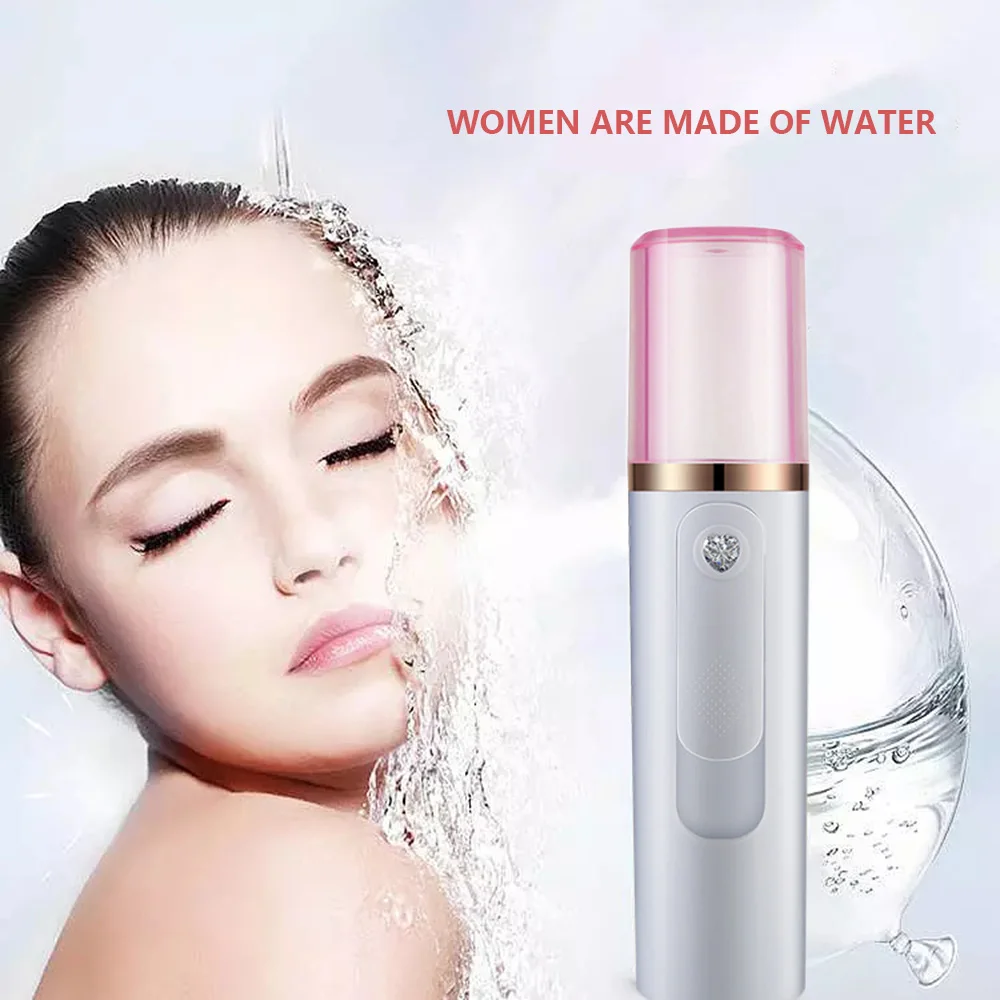 

Portable Spray Mist Facial Steamer Face Spray Care Spa Beauty Moisturizing Equipment Facial Cleasing Ultrasonic Humidifier