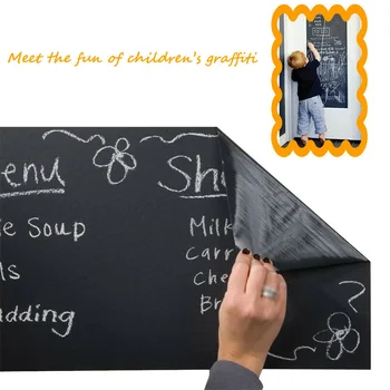 

1pc Durable 200*45cm Chalk Board Blackboard Removable Vinyl Wall Sticker Decal Writing Film Tool Kit