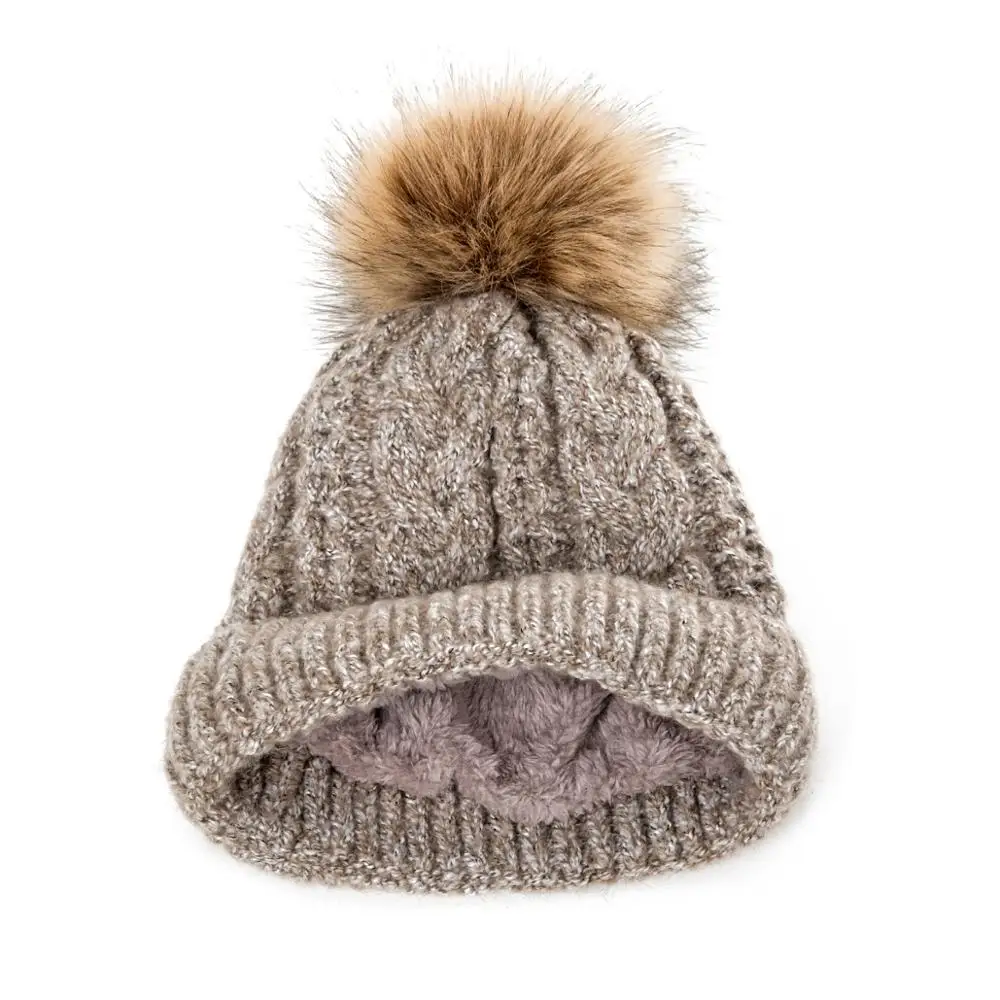 DMROLES/новая шерстяная шапка из грубой шерсти, мягкая детская зимняя теплая шапка, зимняя шапка для девочек, плотная вязаная шапка, шапка для родителей и ребенка 5 лет