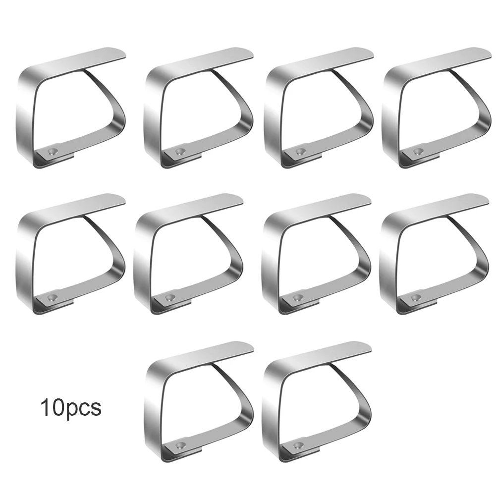 10 шт. настольные полезные ткань Нержавеющая сталь зажим Регулируемый 5x4 см