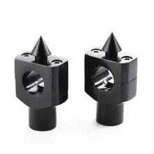 Пользовательские " 25 мм Спайк Руль Riser зажим мотоцикл для Harley Honda Yamaha Suzuki Kawasai двойной спортивный велосипед Touring Bobber