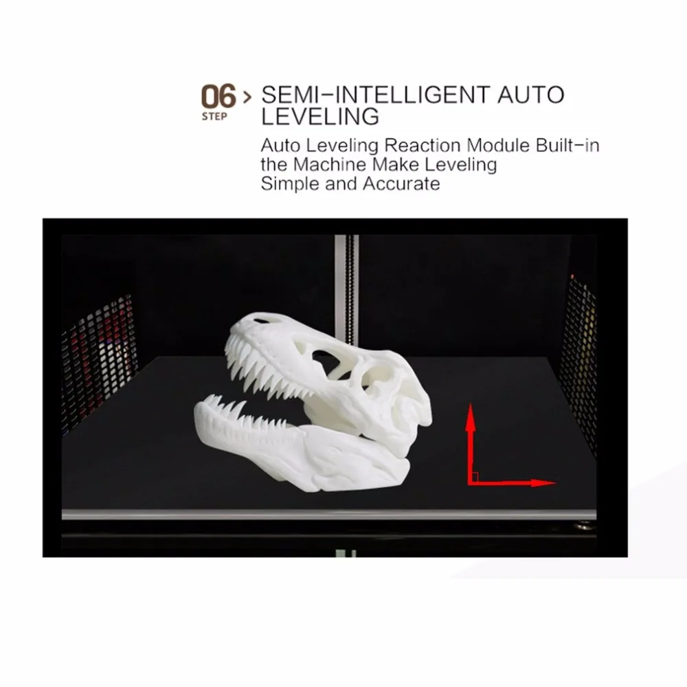 Профессиональный 3d принтер высокой точности 2,8 дюймов HD сенсорный экран Поддержка флешка, мини-накопитель USB Настольная печатная машина для домашнего использования