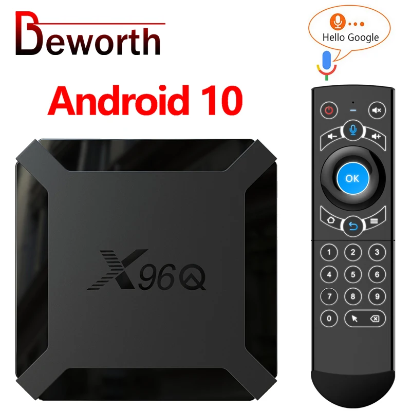 Приставка Смарт ТВ X96Q Android 10 0 4K Allwinner H313 4 ядра 2 + 16 Гб|ТВ-приставки и медиаплееры| |