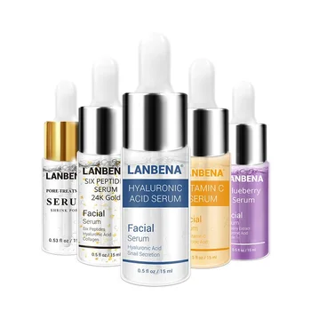 

Facial Serum 15ml Skin Care Face Serum 24k Gold Hyaluronic Acid Vitamina C Facial Serum Blueberry Serum Acne Blackhead Remover