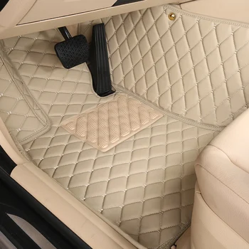 

Customized Full Covered Car Floor Mats for Audi A1 A3 A5 A4 A6 A8 Q3 Q5 Q7 TT A6L A4L 5 Seat Waterproof Durable Carpets