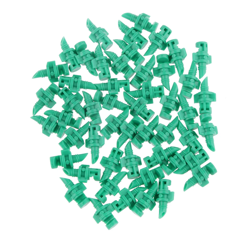 50Piece 180 ° Micro Sprayer for Garden Watering Refraction Irrigation Heads