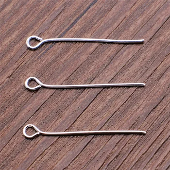 

200pcs 4 Colors 18mm 20mm 22mm 24mm 26mm 28mm 30mm 32mm 35mm Eye Pins Findings Eye Head Pins Jewelry Accessories