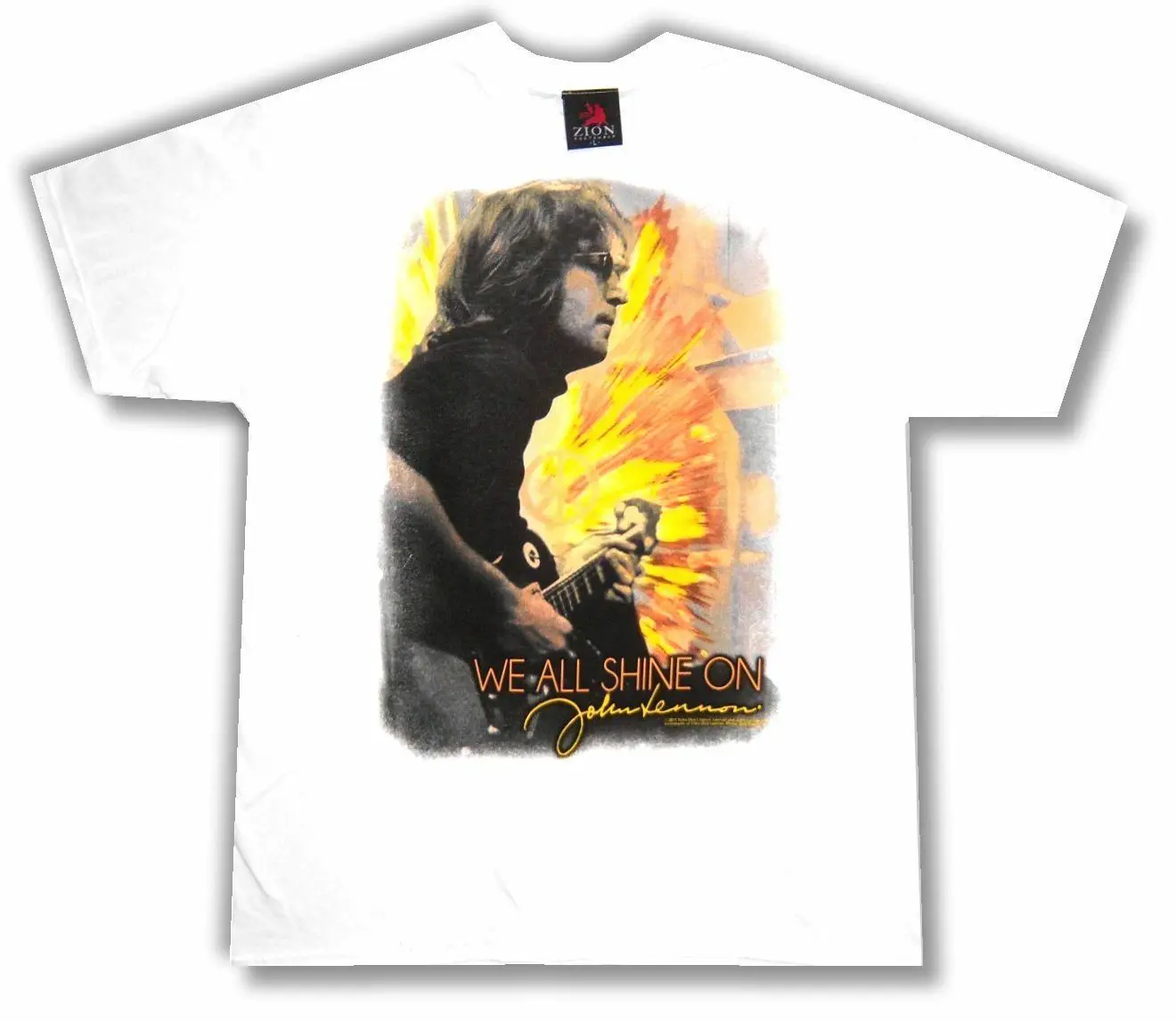 John Lennon We All Shine On white футболка новая официальная Merch s|Футболки| |