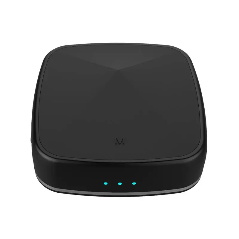 Bluetooth RCA приемник 5,0 aptX LL 3,5 мм разъем Aux беспроводной адаптер Музыка для ТВ - Цвет: Черный