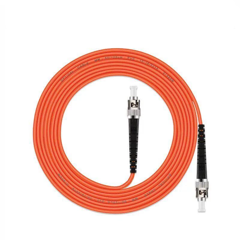 5pcs/lot ST/UPC-ST/UPC fiber optic patch cord 1M 2M 3M 5M 10M 15M Simplex Multimode optical fiber jumper Free shipping