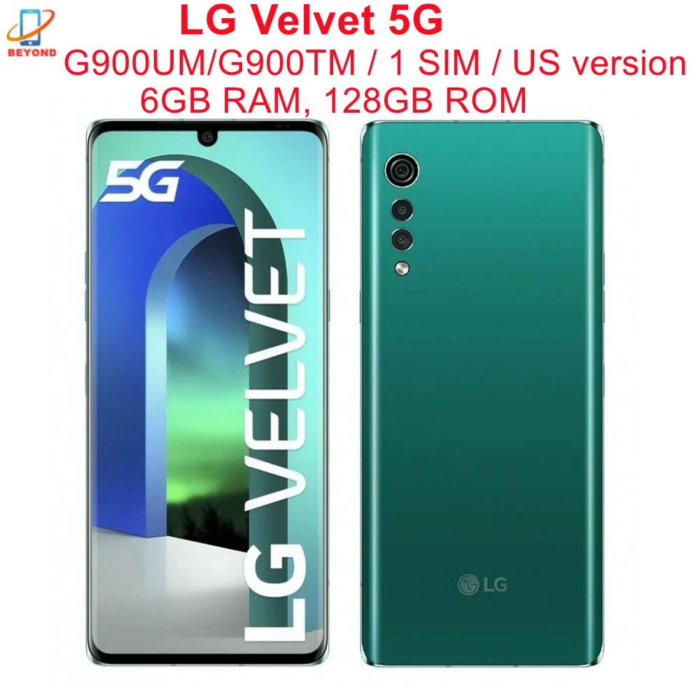 Tanio LG Velvet 5G G900UM G900VM G900TM 6.8 "48MP 6GB
