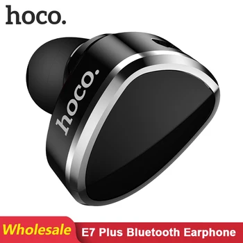 

HOCO E7plus 10 pcs/Lots Wholesale Wireless bluetooth Earphone HiFi Smart Touch HD Calls Noise Cancelling Single Earbuds Headset