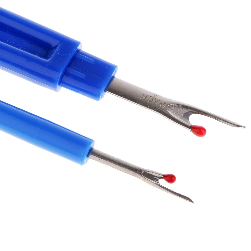 2pcs 6/13cm Blue Seam Ripper Sewing Tool Stitch Thread Unpicker Hole Cutter Thread Handle Unpicker Cutter Opening Seams Hems