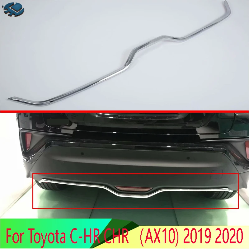 Для Toyota C-HR CHR AX10 2019 2020 автомобильные аксессуары ABS хромированный задний бампер