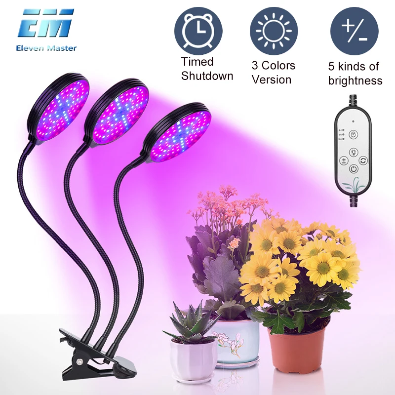 

Full Spectrum LED Grow Light 15W 30W 45W Flexible Clip USB Power Supply Desktop Plant Growth Light For Flower Plant Lamp ZDP0003