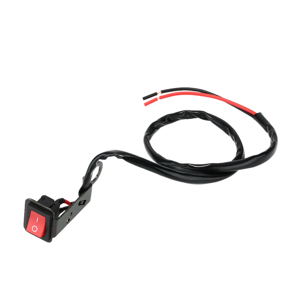 Motorcycle Switch Electric Bike On/Off Power Control ATV Motorcycle Handlebar Switch Button Light DIY Switch Brackets