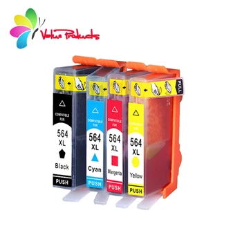 

Value products HP 564XL 564 XL 4 pack set Ink Cartridges Compatible with HP Photosmart 5510 5511 5512 5514 5515 5520 6510 6512