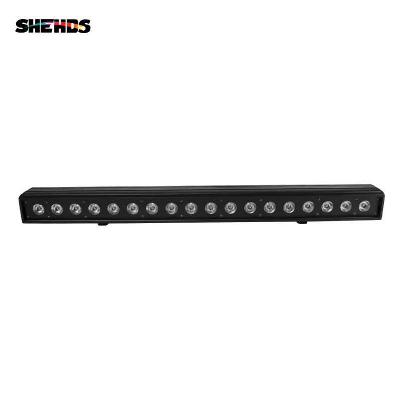 SHEHDS 18x18 Вт RGBW 6в1 внутренний светильник, светодиодный настенный светильник, светильник для мытья, DMX светодиодная полоса, DMX линейный светильник для мытья, сценический светильник для Dj сценического дизайна