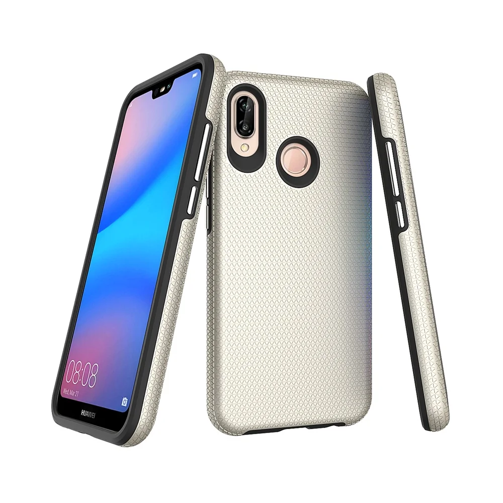 Противоударный чехол для телефона huawei P20 Lite(Nova 3E) 2 в 1 защита от падения задняя крышка