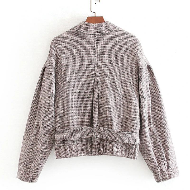 RR Twill куртки с карманами женские модные однобортные пальто женские элегантные куртки с длинными рукавами и поясом для женщин JZ