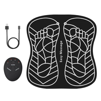 

Portable EMS Foot Massager Pad Electric Stimulator Massage Mat Blood Circulation Remote Control Foot Spa with Automatic Massager