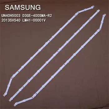 

New Kit 3pcs 12/13LED 76CM LED strip for Samsung UN40EH5300F 2013SVS40 LM41-00001V LM41-00001W D3GE-400SMA-R1 D3GE-400SMB-R1