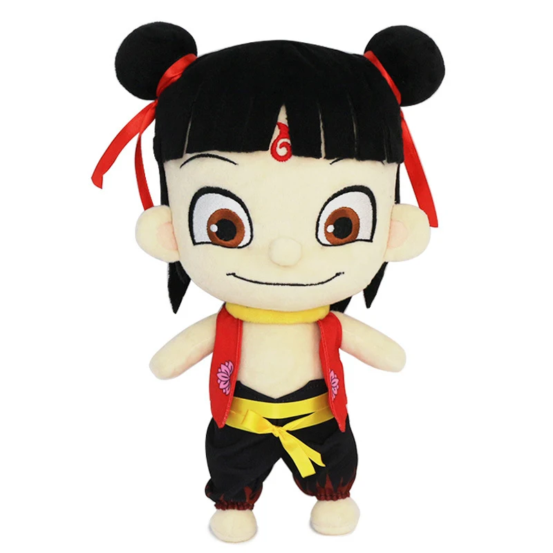 NE ZHA плюшевые игрушки китайские персонажи мультфильмов NE ZHA Кукла Плюшевая Аниме Кукла древняя сказочная история Рождественский подарок