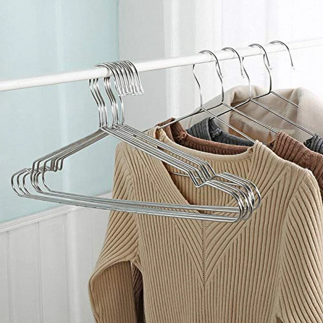 Seropy Coat Hangers Clothes 40 Pack Wire Hangers Heavy Duty Stainless –  Ecoloversstore