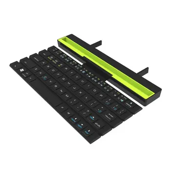 

Keys Reel Portable Folding Keyboard Wireless Foldable Touchpad Keypad Wireless Multi-Function Keyboard Scroll Type
