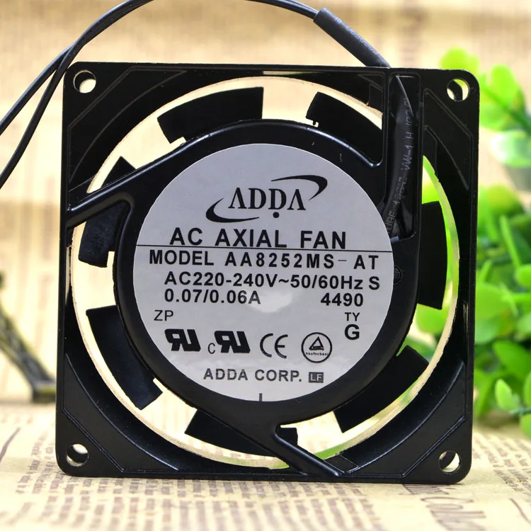 AA8252MS-AT 8025 8 см 220~ 240 вольтным и защита от охлаждения
