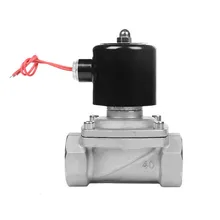 Водяной соленоидный воздушный клапан 2 Вт прямого действия мембранного типа потребление электроэнергии Магнитная Нержавеющая сталь 1,5 дюйма масло