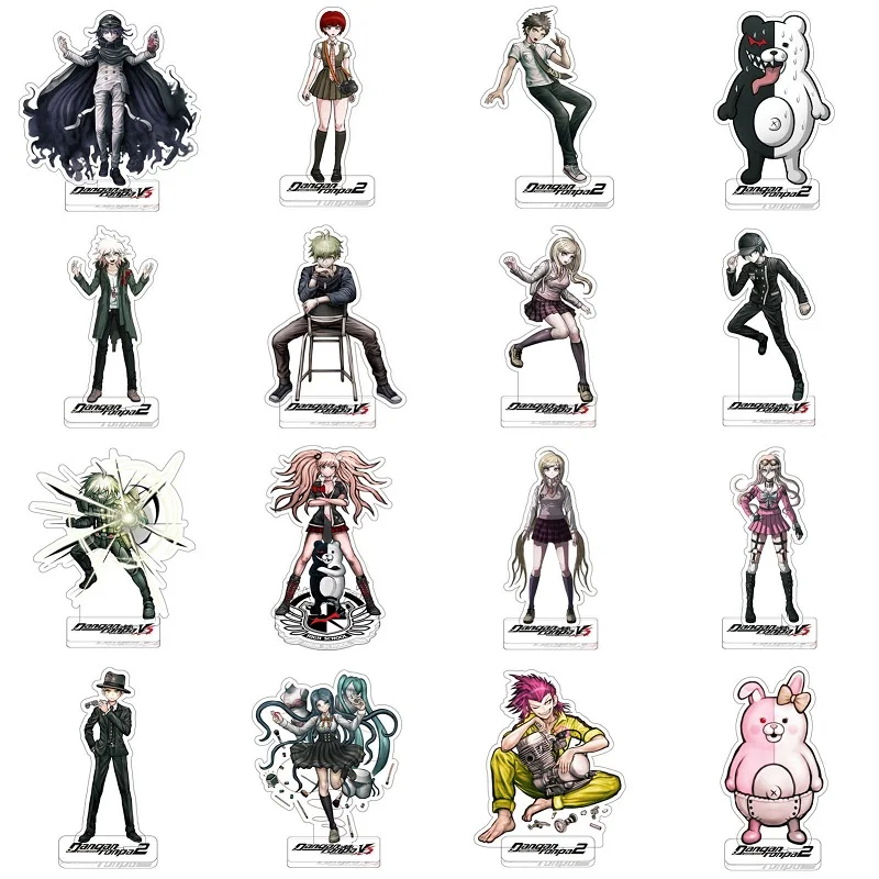 Anime Figure Danganronpa V3 Figurine Trigger Happy Acrylic Stand Model Plate Desk Decor Standing Sign Dangan Ronpa Gifts