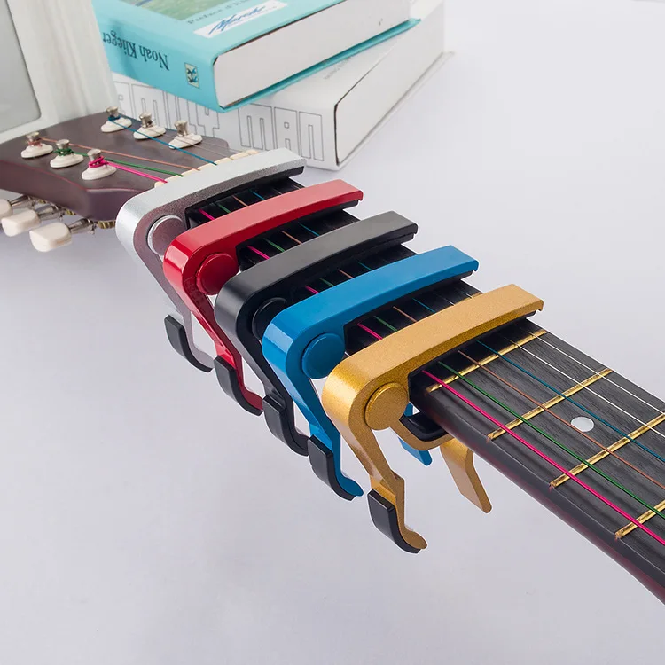 

Aluminium Alloy Guitar Capo Quick Change Clamp Guitar Tuner Clamps Key Trigger Capo Acoustic Classic Guitar Capo Tone Adjusting