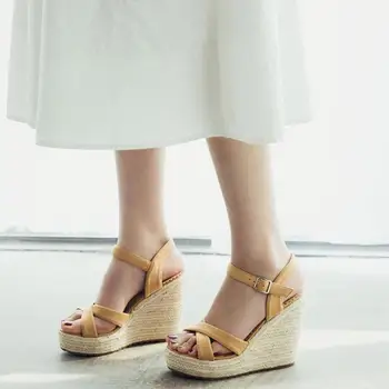 

2020 Summer Women's Shoes Platform High Heel Wedges Sandals