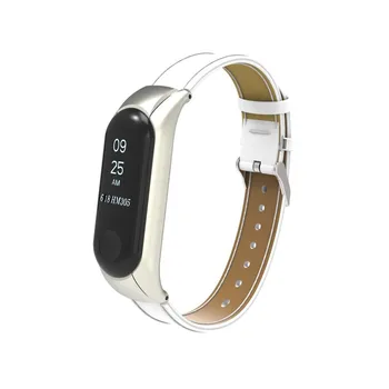 

Replacement Wristband Band Strap + Metal Case Cover For Mi Band 3 Bracelet